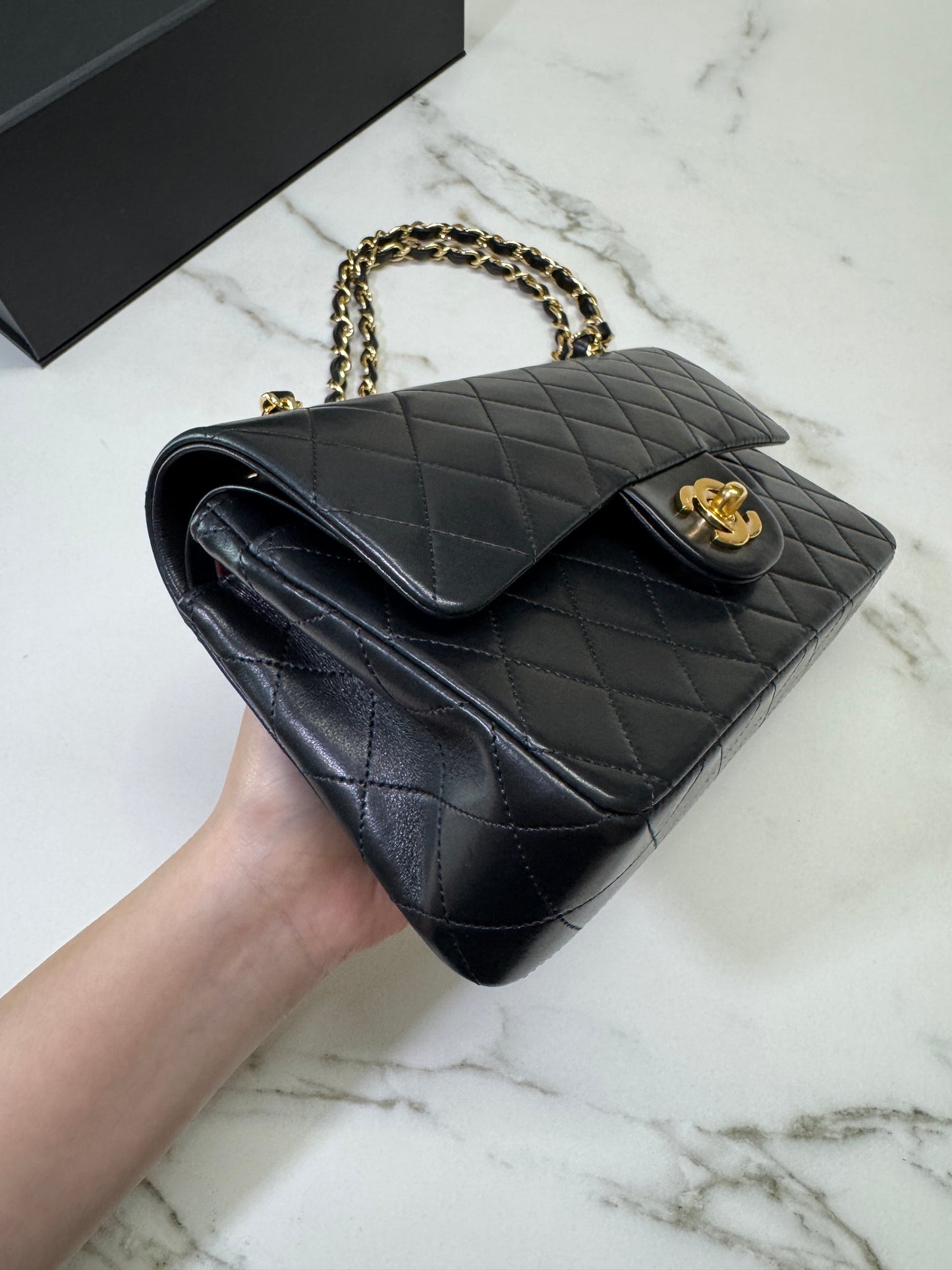 CHANEL Vintage CF23 羊皮 中古款 Lambskin