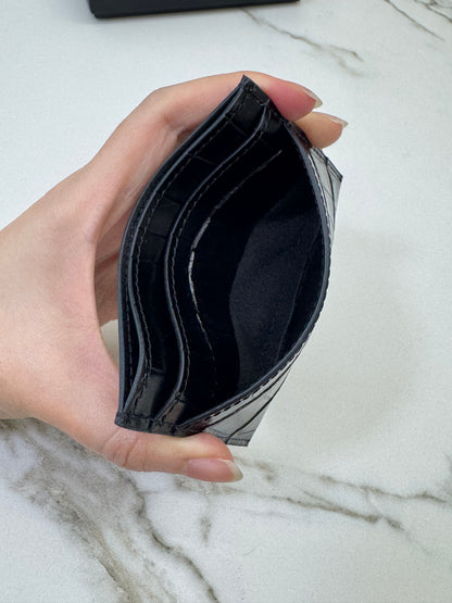 CHANEL 26A Crocodile Cardholder