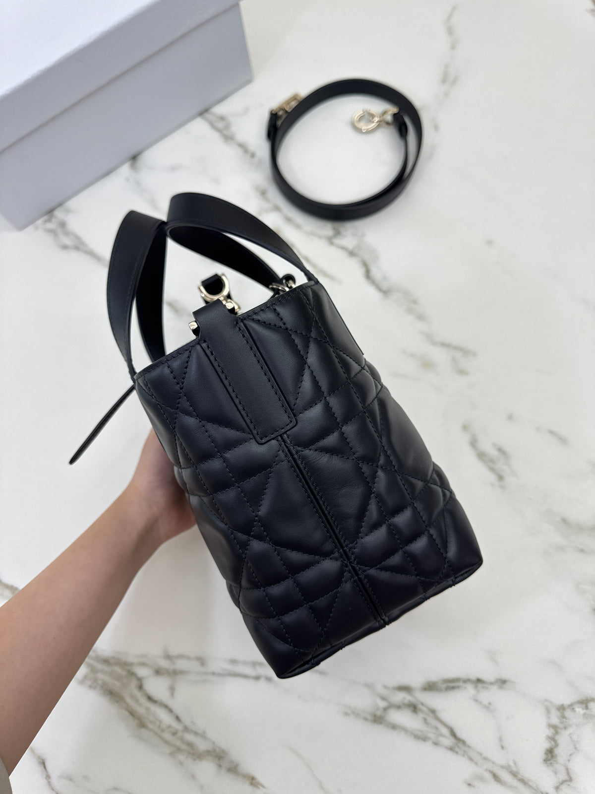 DIOR Toujours Vertical Small Black