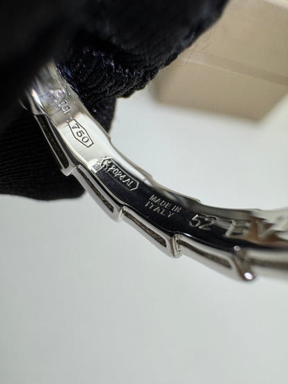 BVLGARI Serpenti Ring 白金色半鑽