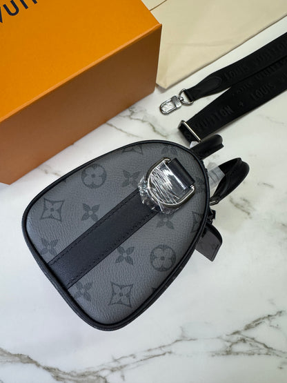 LV Keepall 25 黑色老花