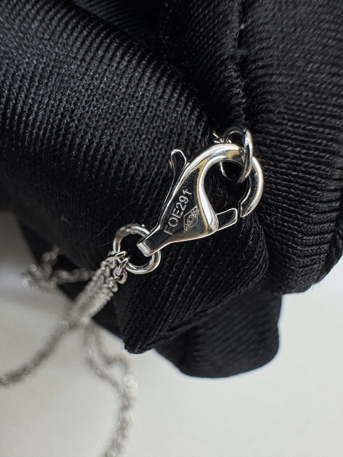 CARTIER Love 雙層小圓餅項鏈 白金色