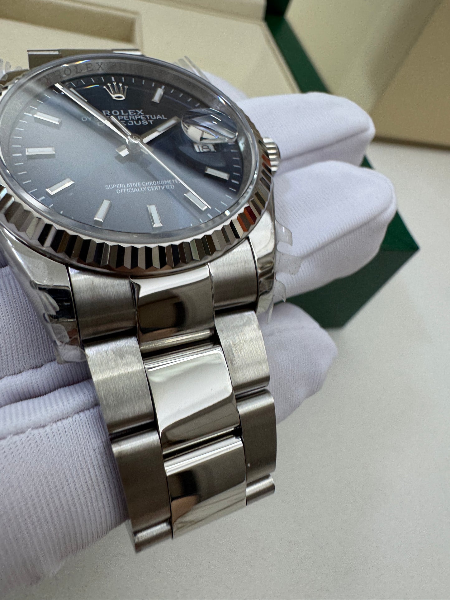 ROLEX Datejust 36mm 太陽圈藍盤 M126234