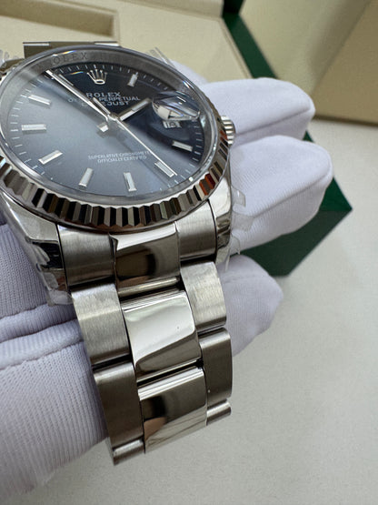ROLEX Datejust 36mm 太陽圈藍盤 M126234