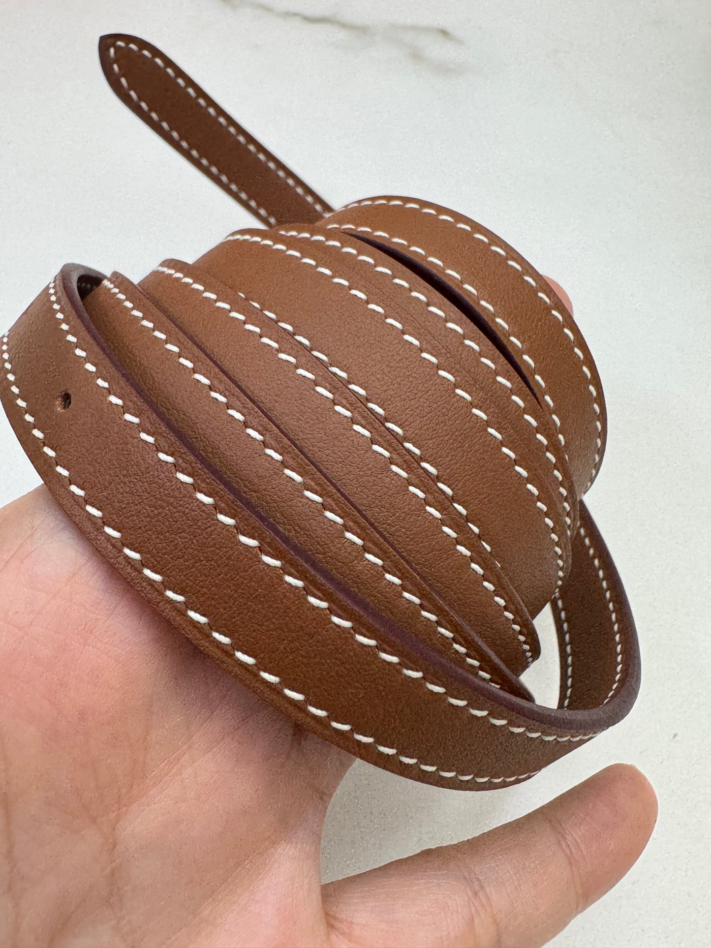HERMES Kelly Danse 金棕色金扣 Swift Gold GHW