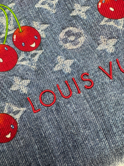 LV X TM 櫻桃 140x140cm 披肩