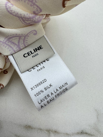 CELINE 真絲髮圈
