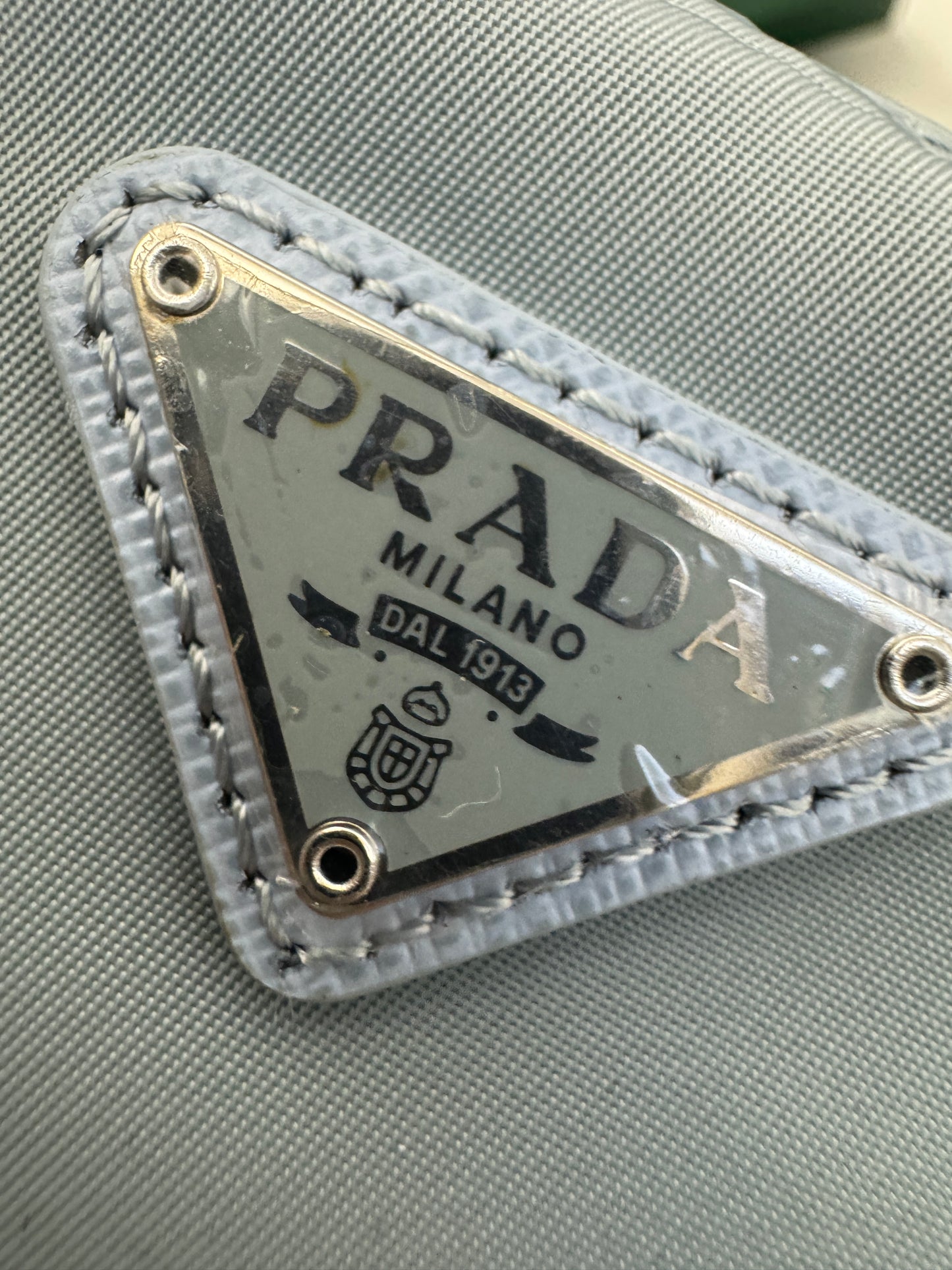 PRADA Re-nylon Necessaire 粉藍色 代工廠原單渠道貨