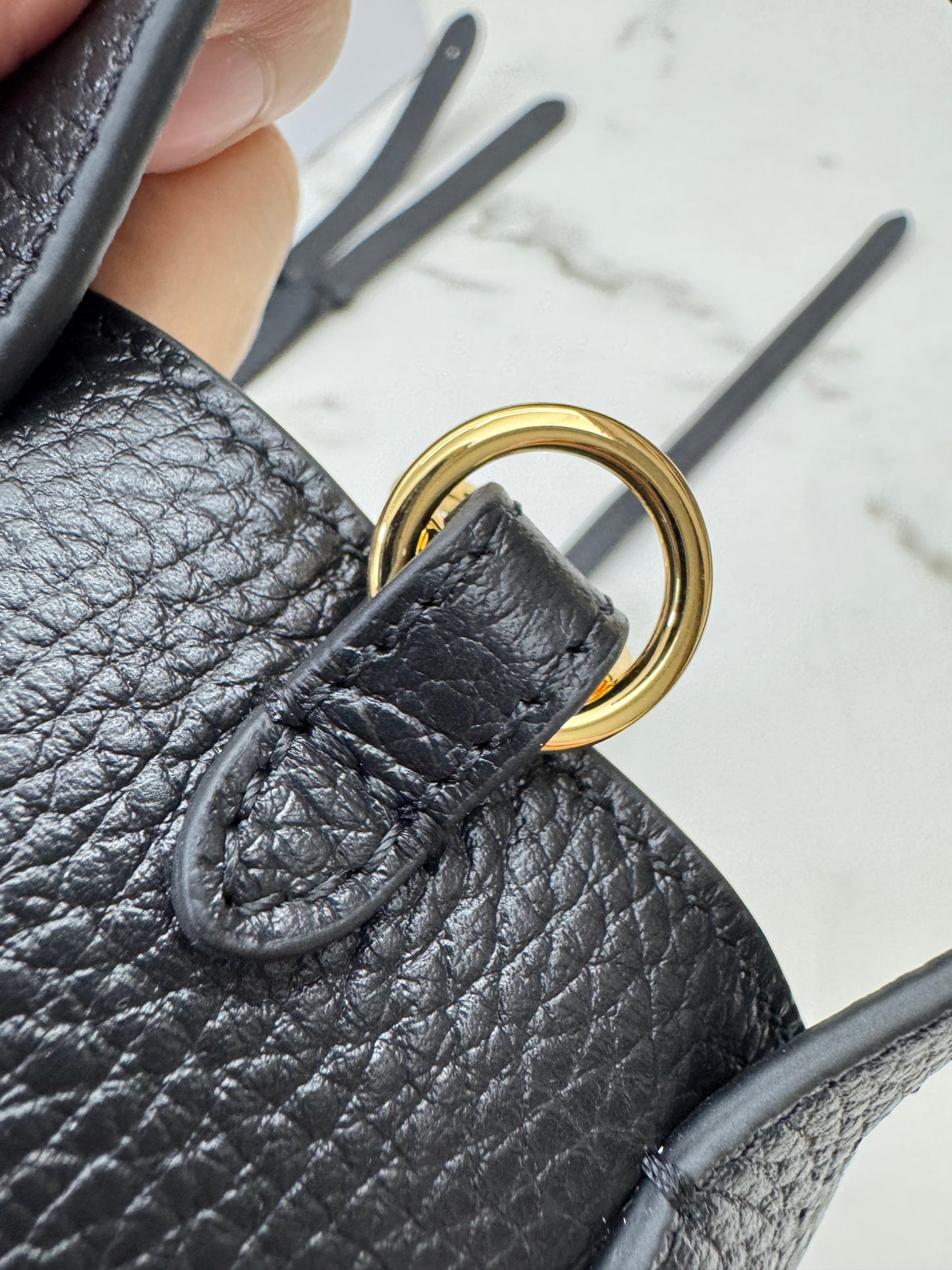 DIOR Signature 全皮小水桶