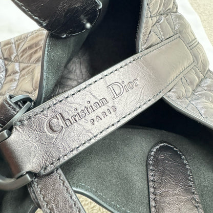 DIOR Toujours 皺褶牛皮 磨砂黑