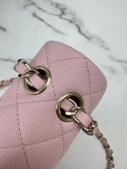 CHANEL 22B櫻花粉 CF23 Small Sakura Pink