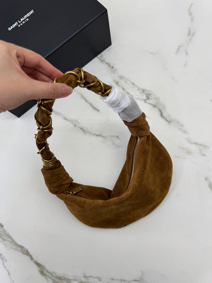 YSL Mini Amalia Shoulder Bag 焦糖麂皮