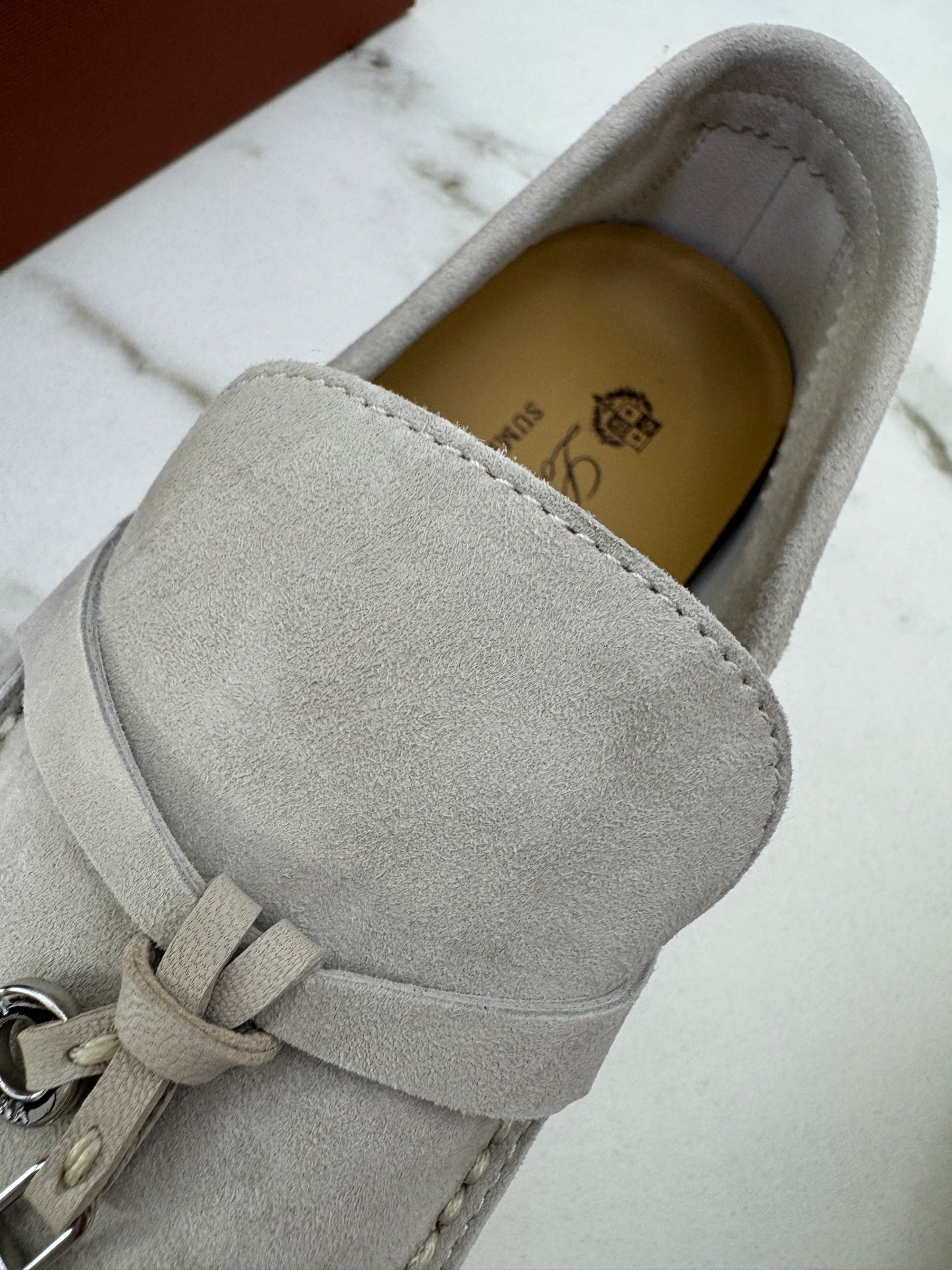 LORO PIANA Summer Walk Loafer 珍珠灰