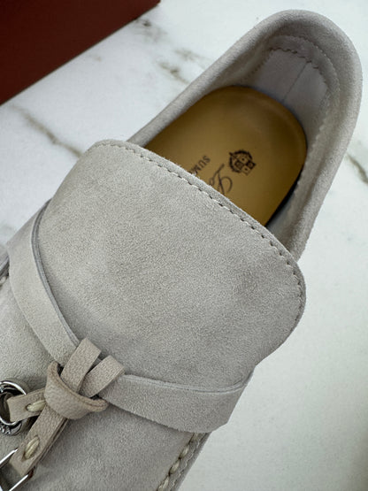 LORO PIANA Summer Walk Loafer 珍珠灰