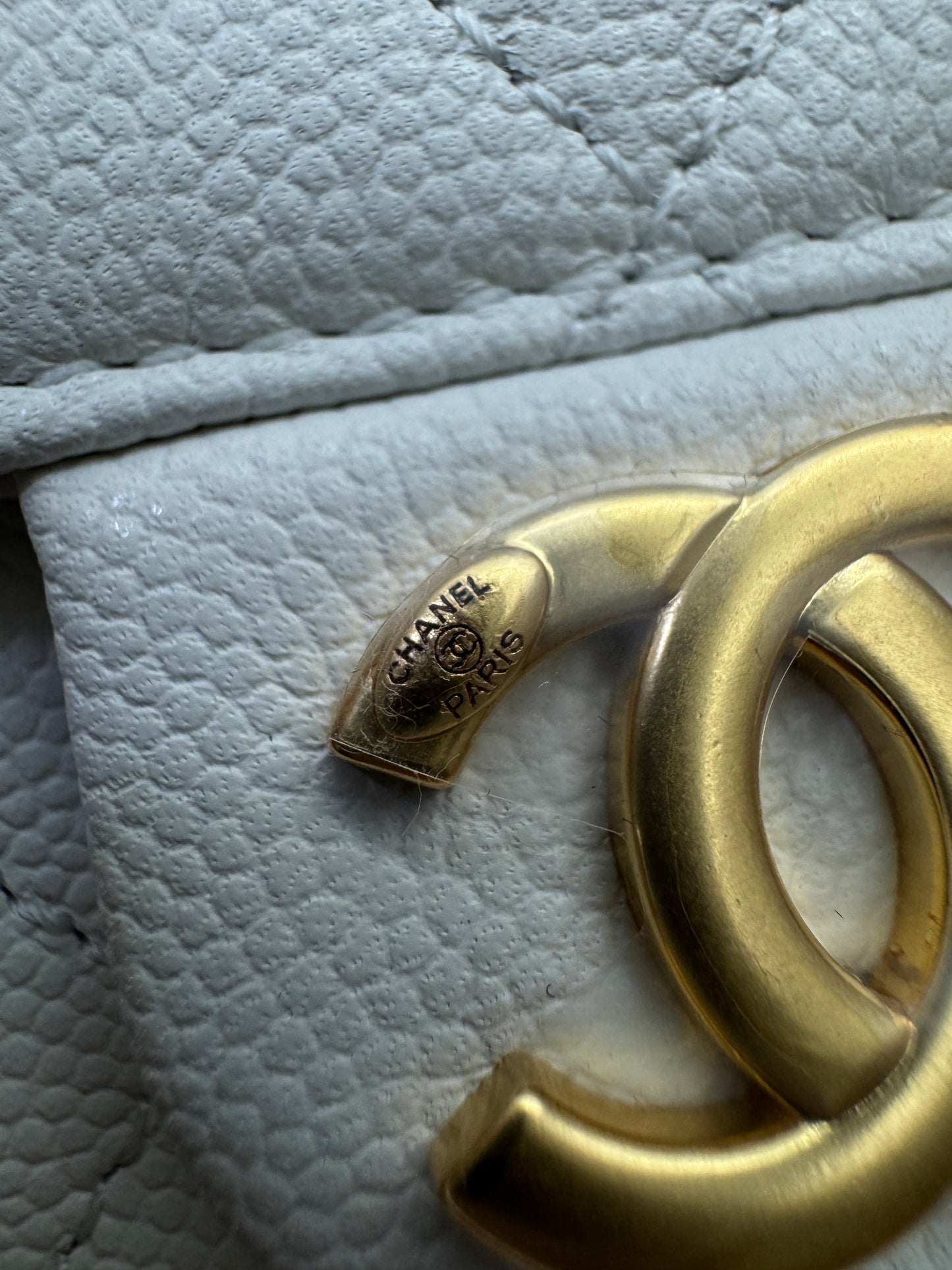 CHANEL Mini 25 Bag 白色荔枝皮