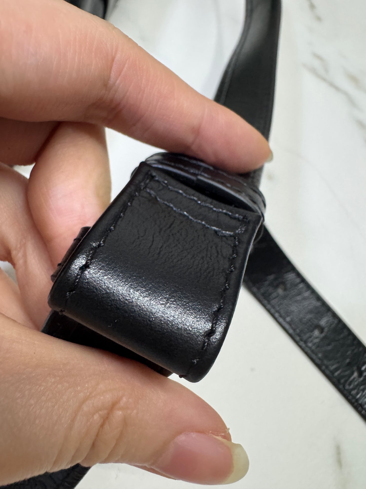 BV 8格油臘皮腰包