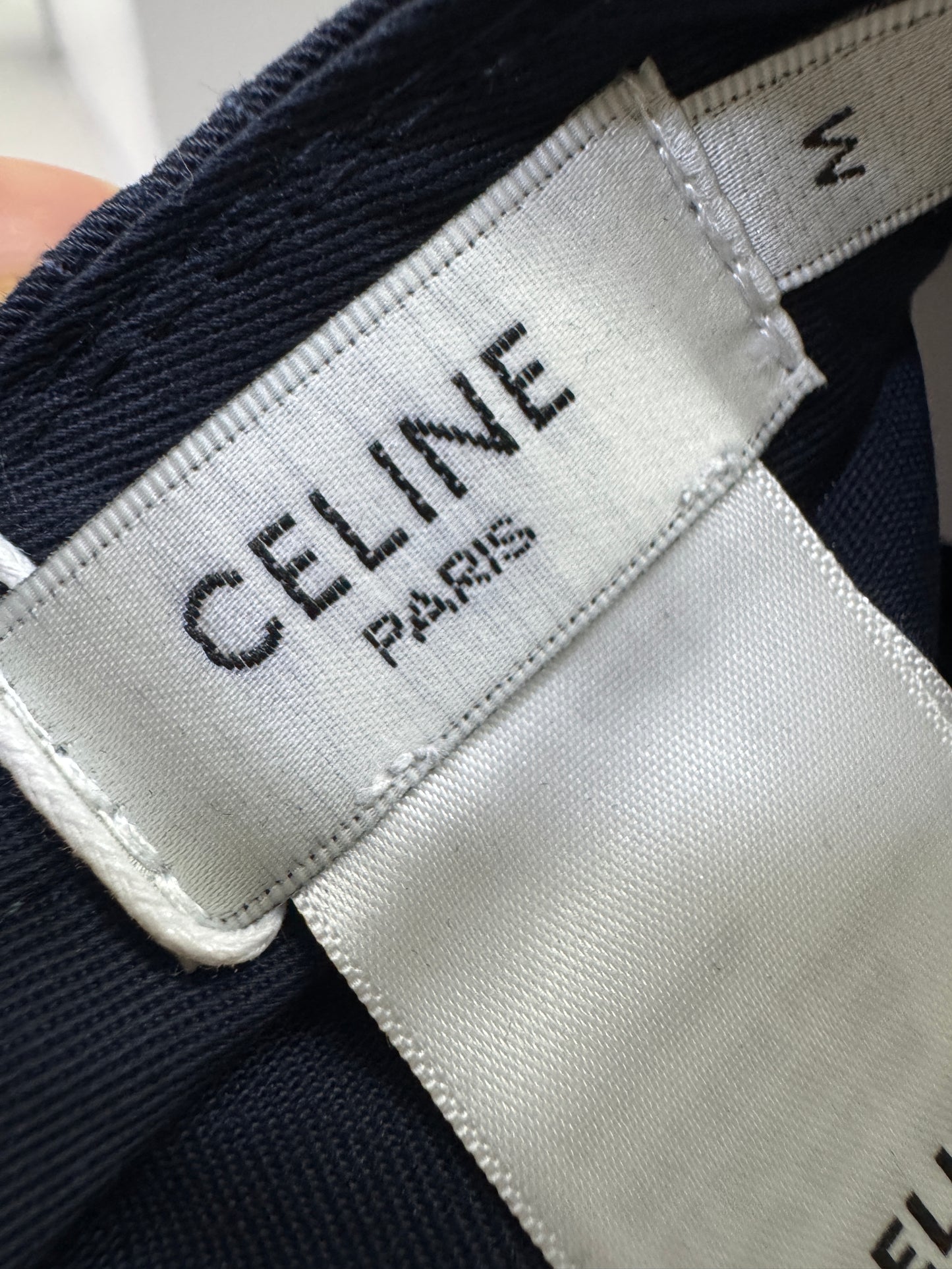 CELINE 凱旋門鴨舌帽 藏藍色