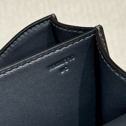 HERMES Mini Constance 鏡子款 黑銀 Epsom