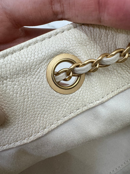 CHANEL Mini 25Bag 米色