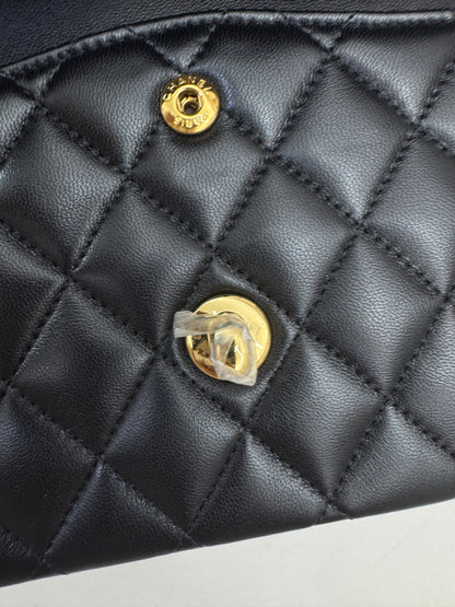 CHANEL CF25 Medium 黑金羊