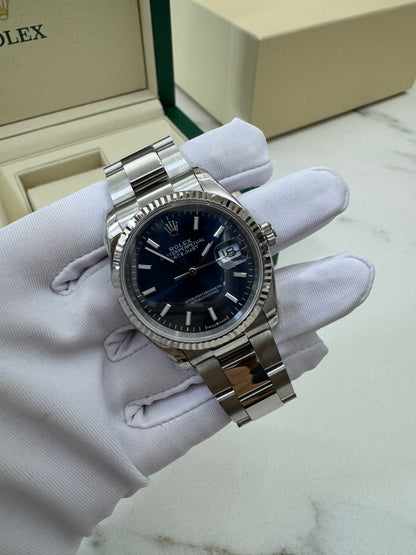 ROLEX Datejust 36mm 太陽圈藍盤 M126234