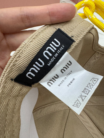 MIU MIU 軟頂鴨舌帽