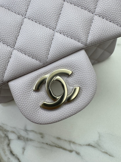 CHANEL CF23 Small 21S Liliac Caviar Calfskin GHW