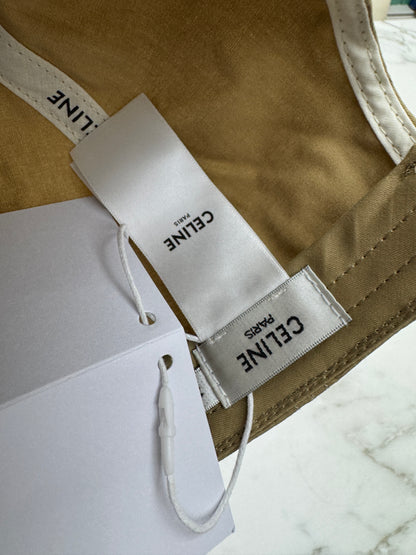 CELINE 凱旋門鴨舌帽 卡其色