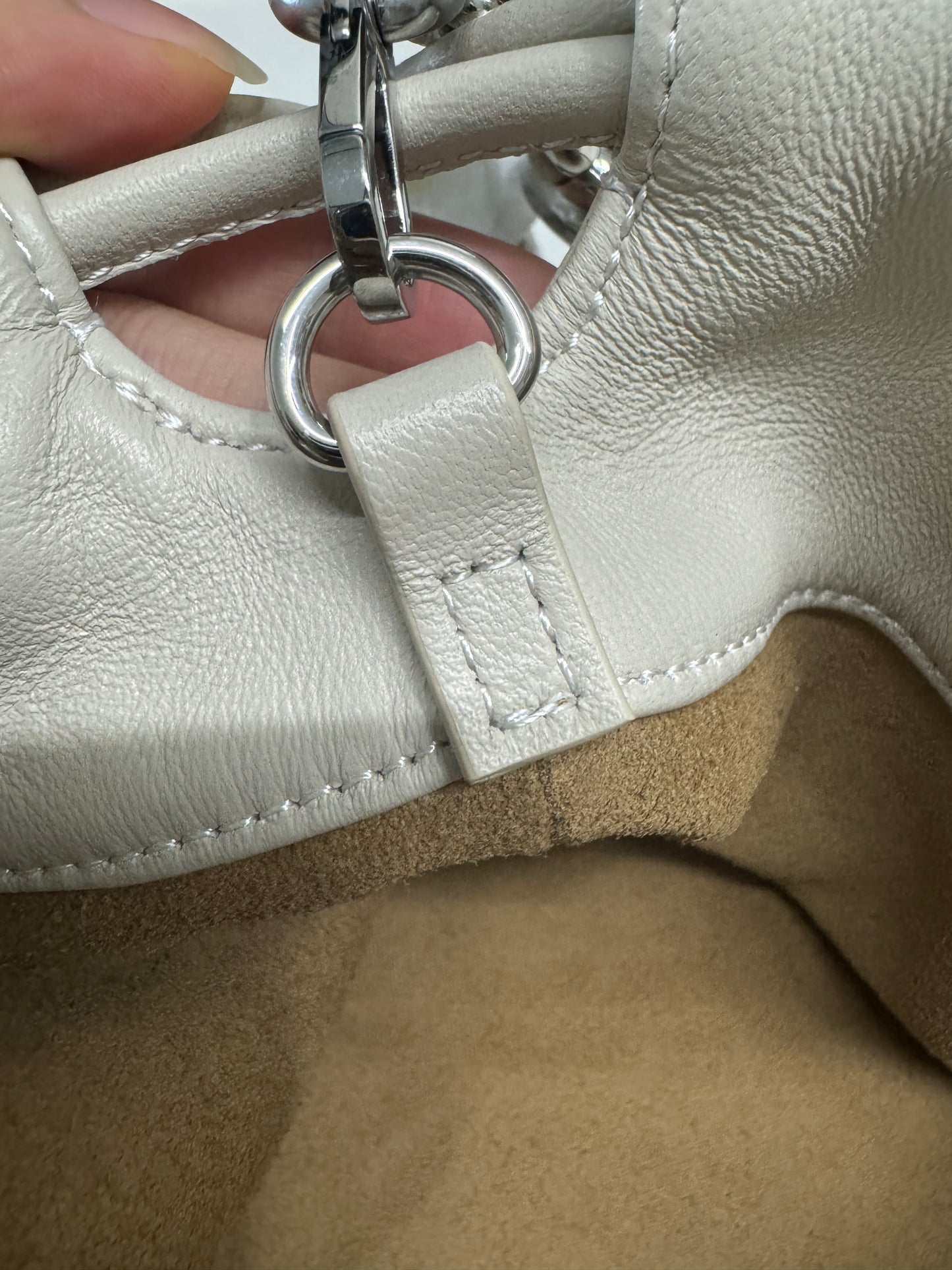 LOEWE Flamenco Purse 海鹽白 Medium Sea Salt