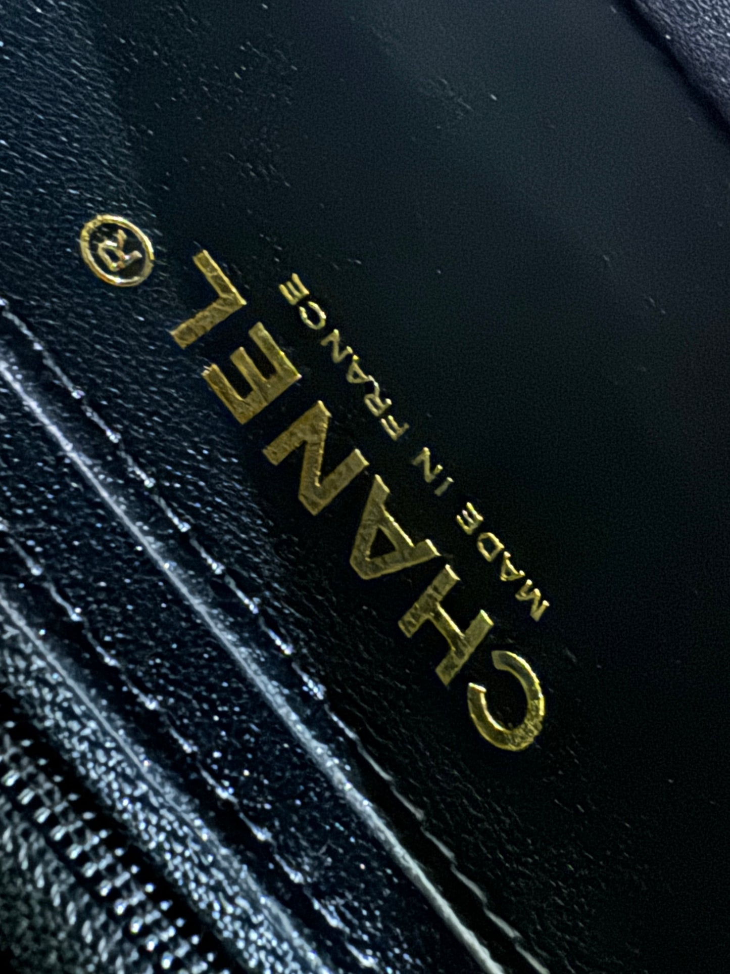 CHANEL CF20 羊皮 黑色淡金扣