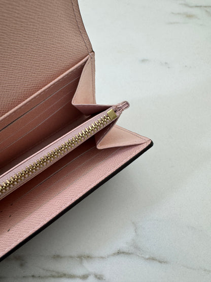 LV Sarah Wallet Rose Ballerine