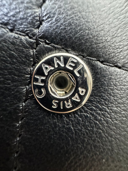 CHANEL 25K Passport Holder So Black
