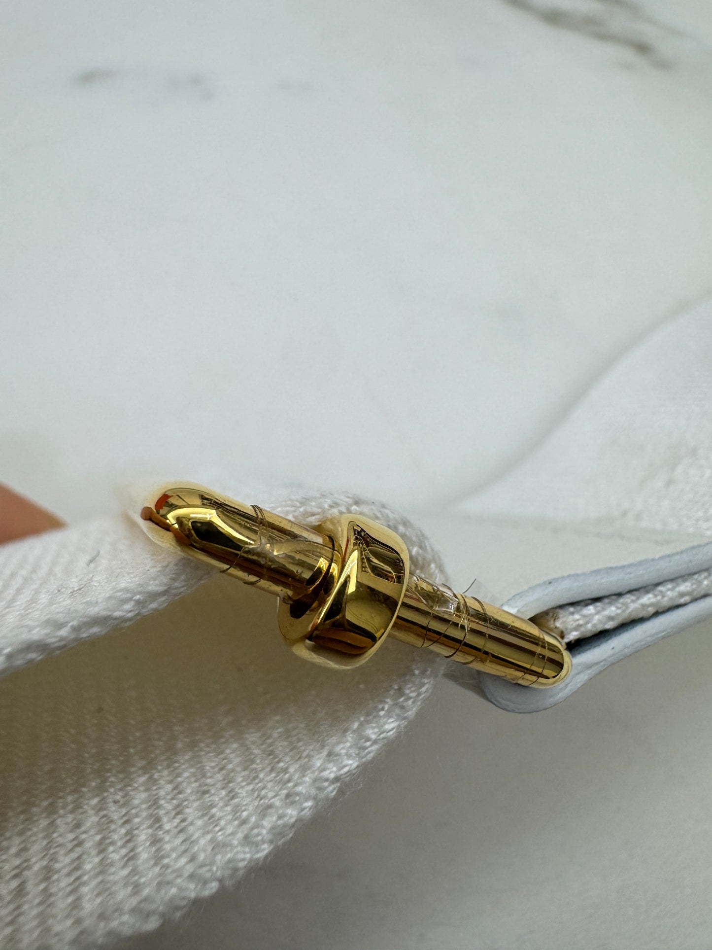 HERMES Evelyn29 新白色金扣 0U New White GHW