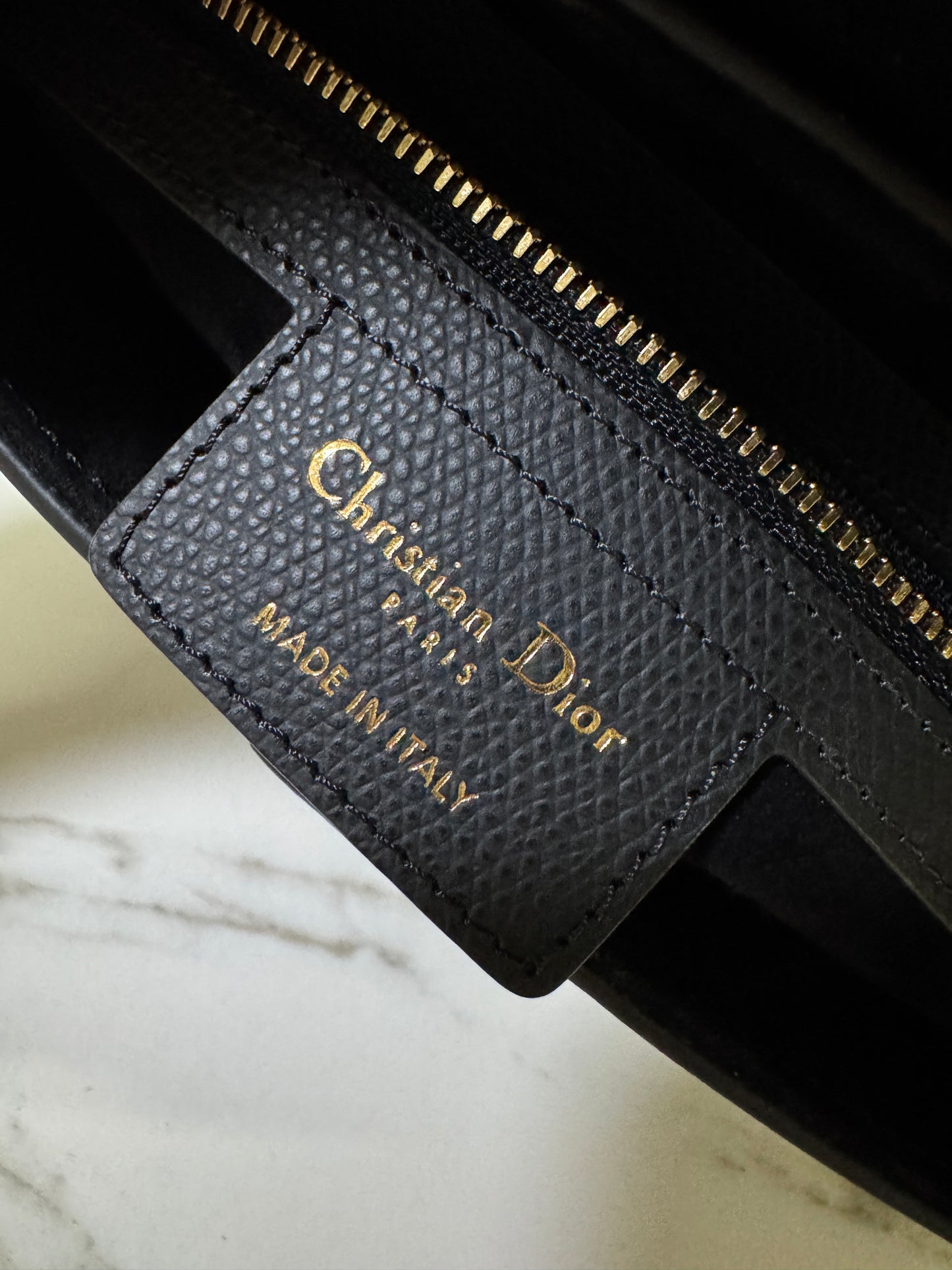 DIOR Saddle Medium Black