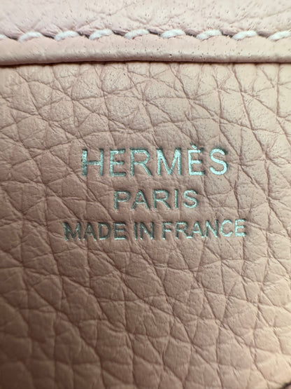 HERMES Evelyne 23 櫻花粉銀扣 3Q Rose Sakura PHW