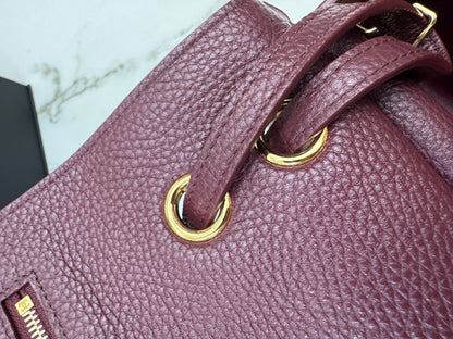 CHANEL 26S Maxi Flap Bag Small 酒紅色金扣 Burgundy GHW