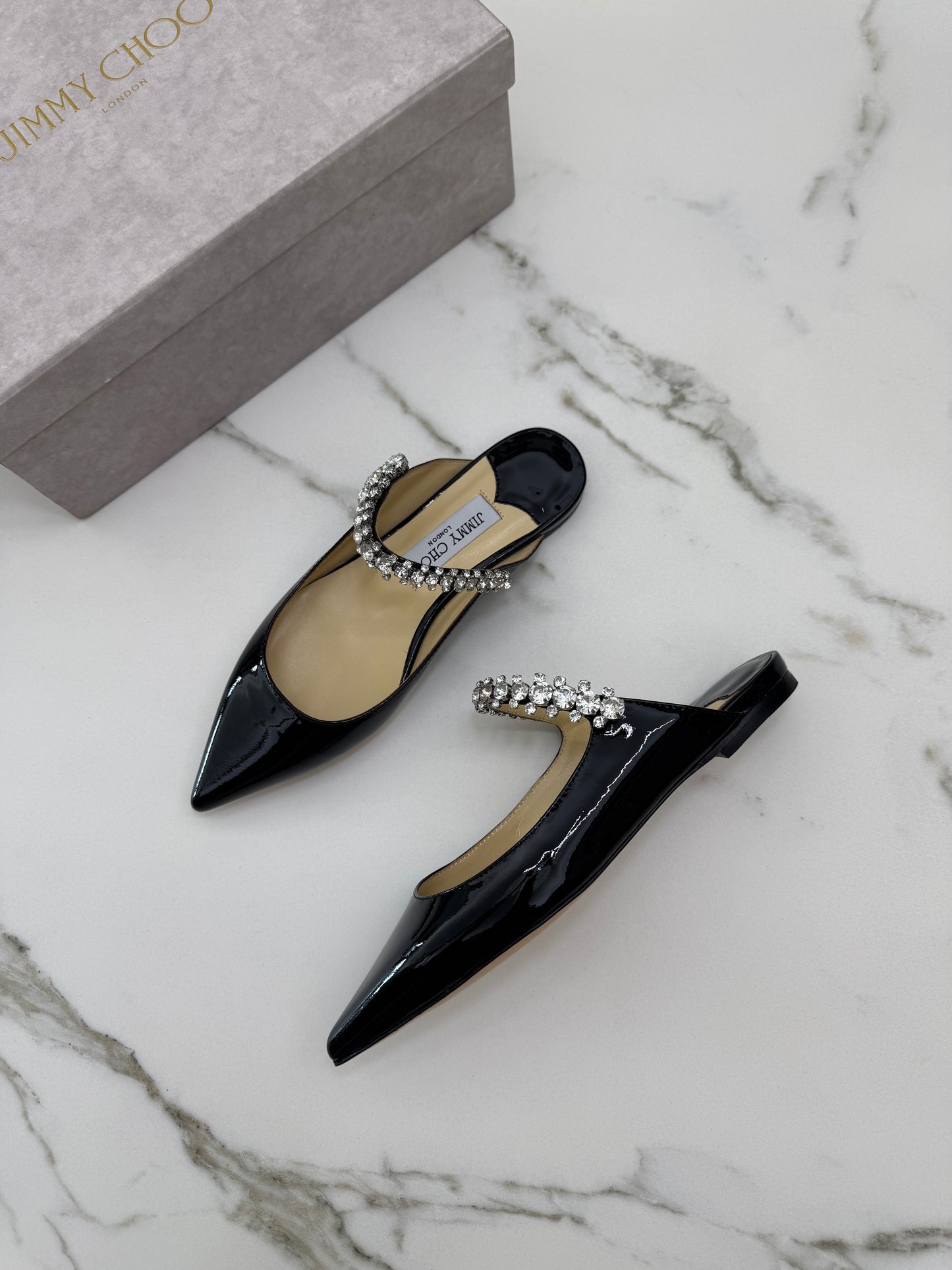 JIMMY CHOO Bling Flat 漆皮