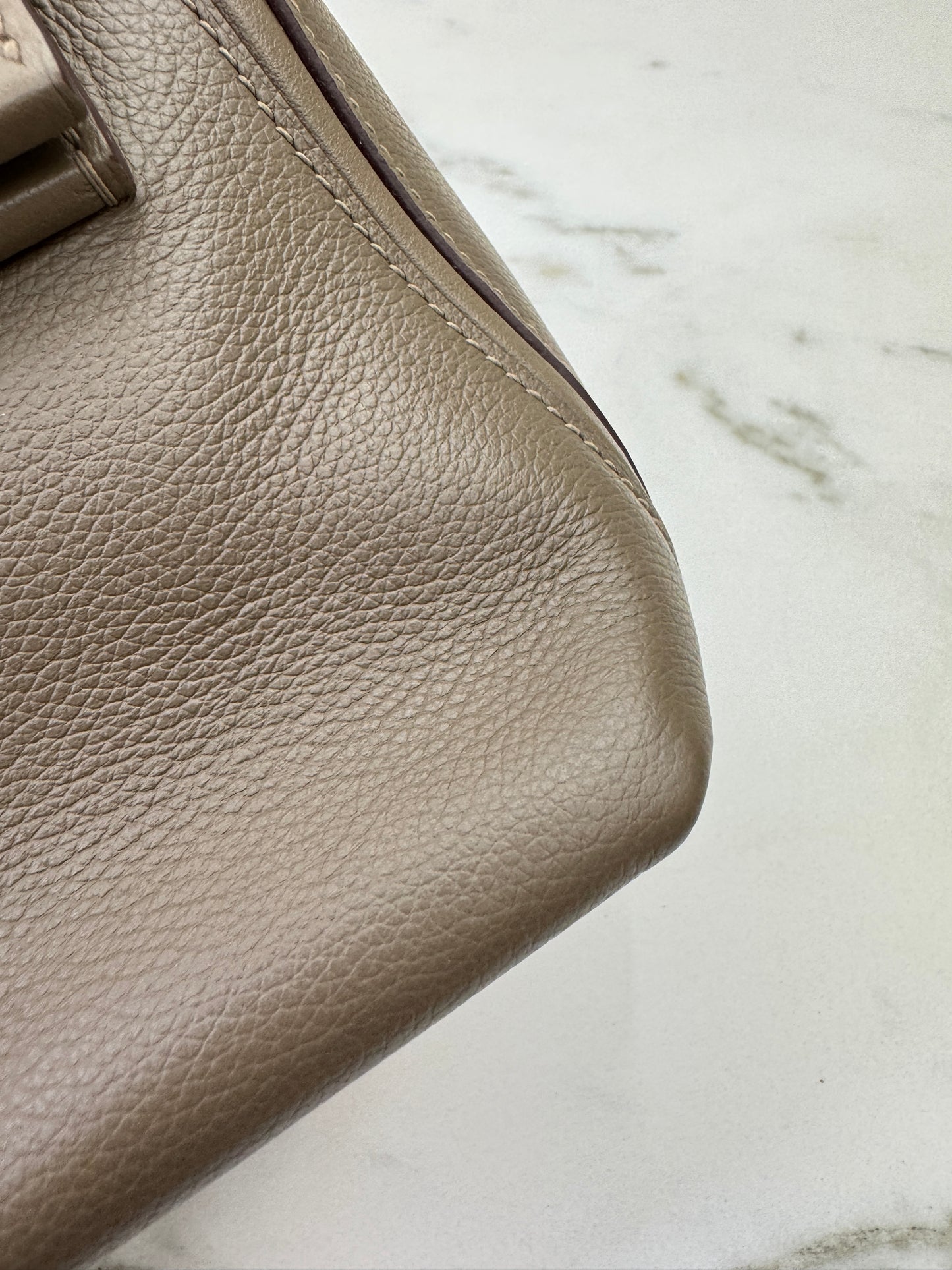 HERMES Mini 2424 大象灰金扣 Evercolor Etoupe GHW