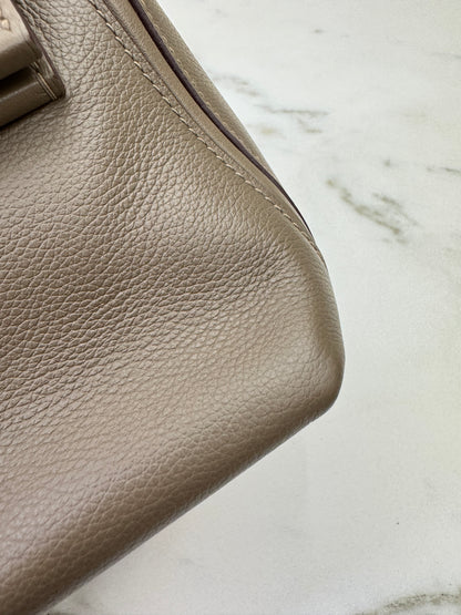 HERMES Mini 2424 大象灰金扣 Evercolor Etoupe GHW