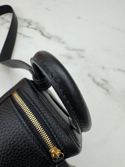 HERMES Mini Lindy I 黑色 Noir GHW