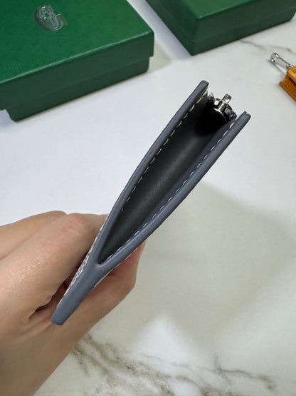 GOYARD Bourbon Zipped Cardholder 灰色