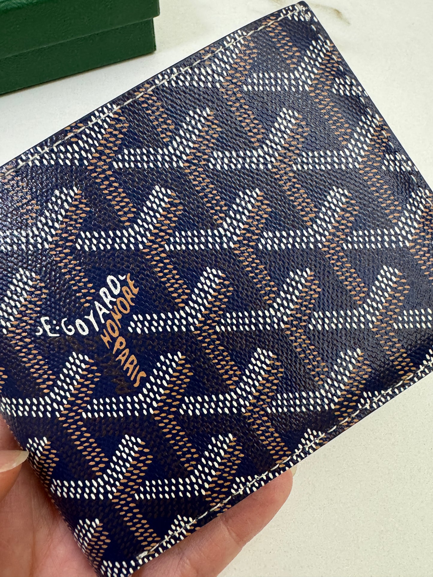 GOYARD Victoire Wallet 海軍藍