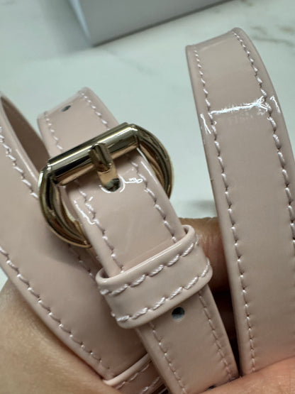 DIOR Lady Mini 三格 漆皮 淡粉 light Pink