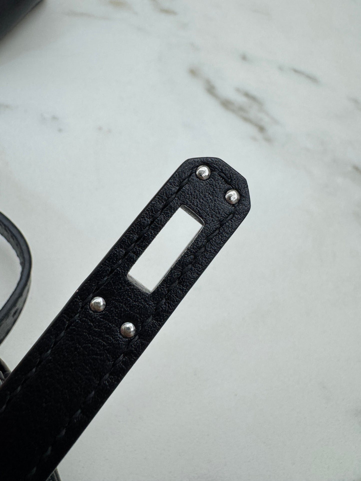 HERMES Kelly Moove 黑銀 Swift Noir PHW