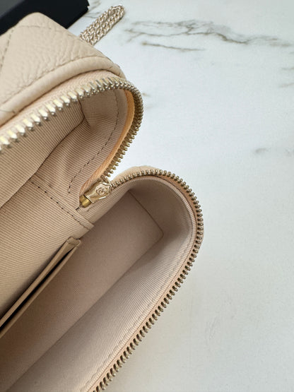 CHANEL LP盒子包 淺杏色