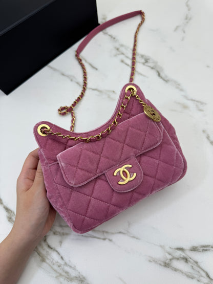 CHANEL 天貓精靈 乾燥玫瑰粉絲絨