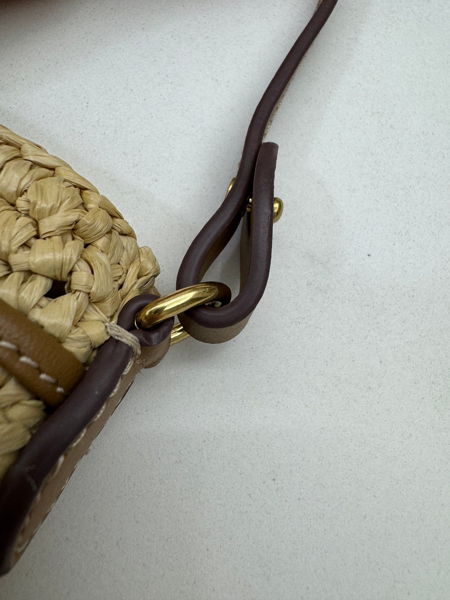 MIU MIU 拉菲草草編包