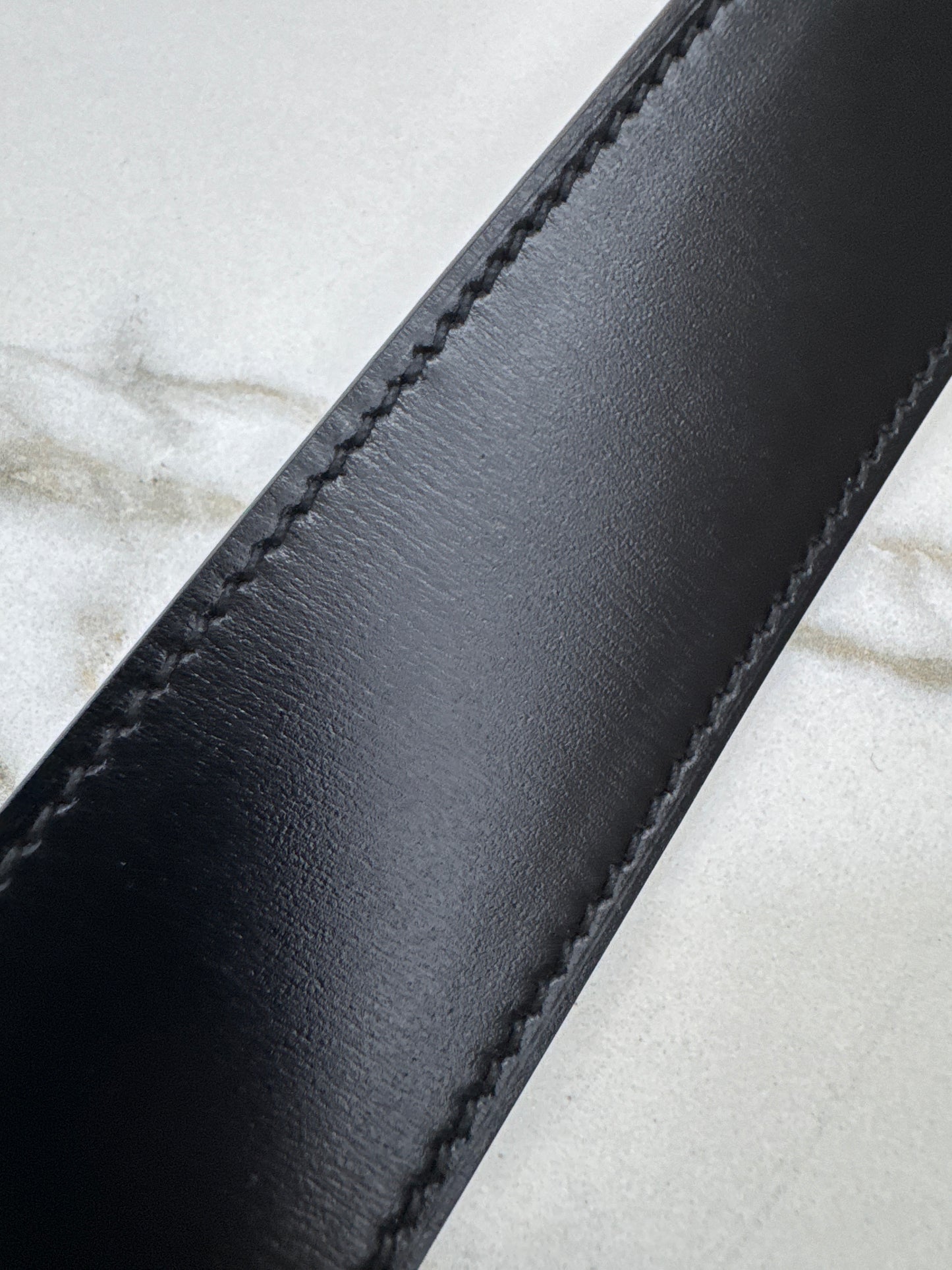 HERMES Kelly 25 黑色外縫金扣 Box Leather Sellier Noir GHW