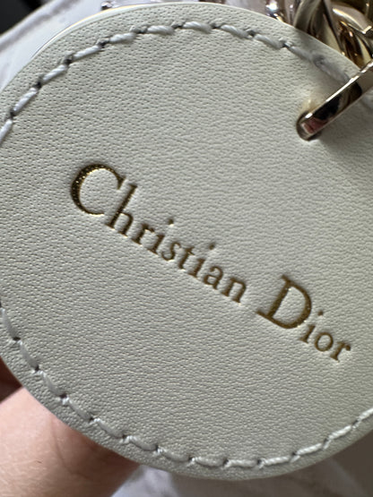 DIOR 全皮 Book Tote 奶白色小號