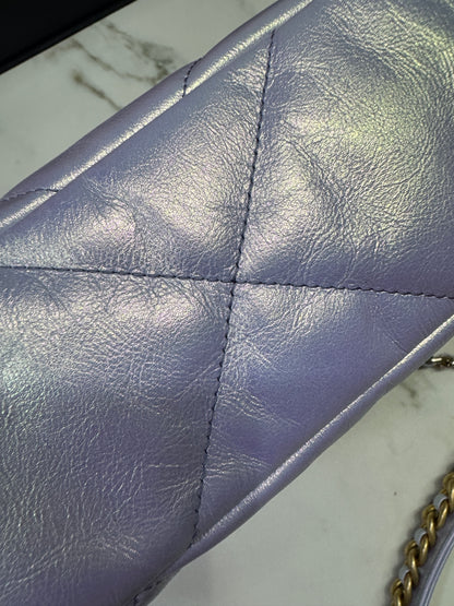 CHANEL 19 Bag Small 22P幻彩紫 小號
